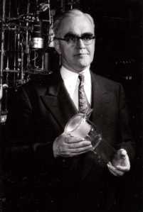 Emmett in the laboratory, 1950s