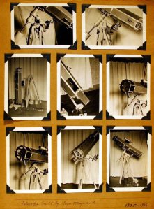 Throughout his life, Roger maintained a keen interest in optics and would eventually hold four patents related to telescope design.  This is likely the first telescope that he built.